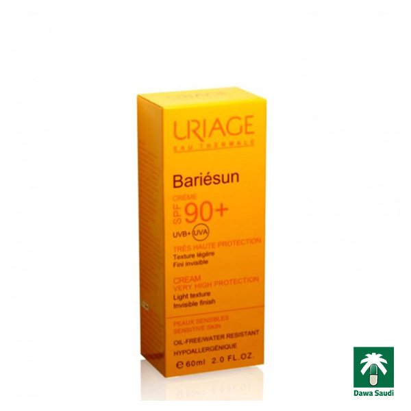 واقي الشمس كريم يورياج باريسن الخالي من العطور Uriage Eau Thermale Cream Sunscreen SPF+ 90