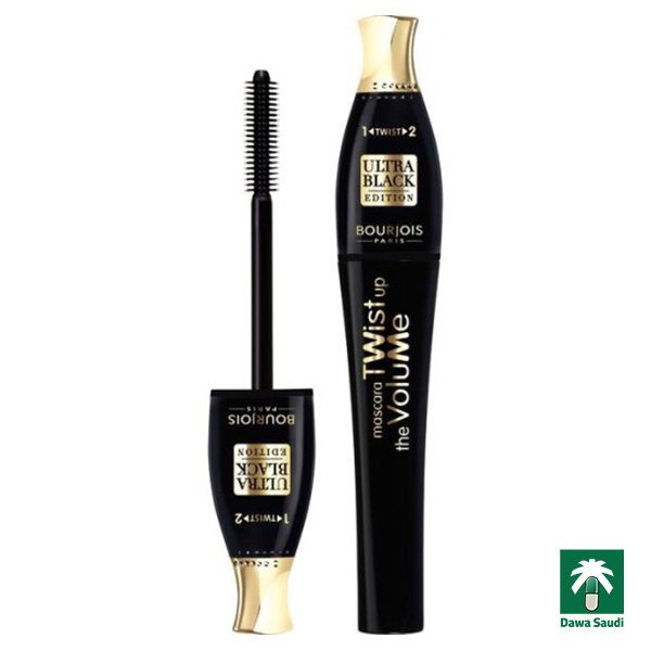مسكرة برجوا الذهبية Bourjois, Twist Up The Volume. Mascara. 52 Ultra Black