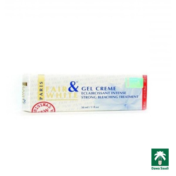 كريم جل فير أند وايت المبيض Fair and white Anti-Taches Brightening cream gel