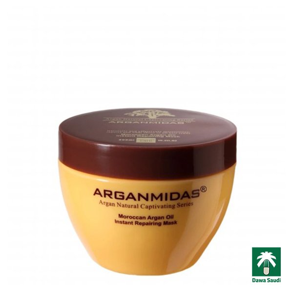 ماسك الشعر أرجان ميداس 300 ملل Arganmidas Moroccan Argan Oil Instant Repairing Mask 300ml