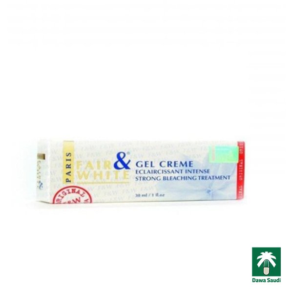 كريم جل فير أند وايت المبيض Fair and white Anti-Taches Brightening cream gel