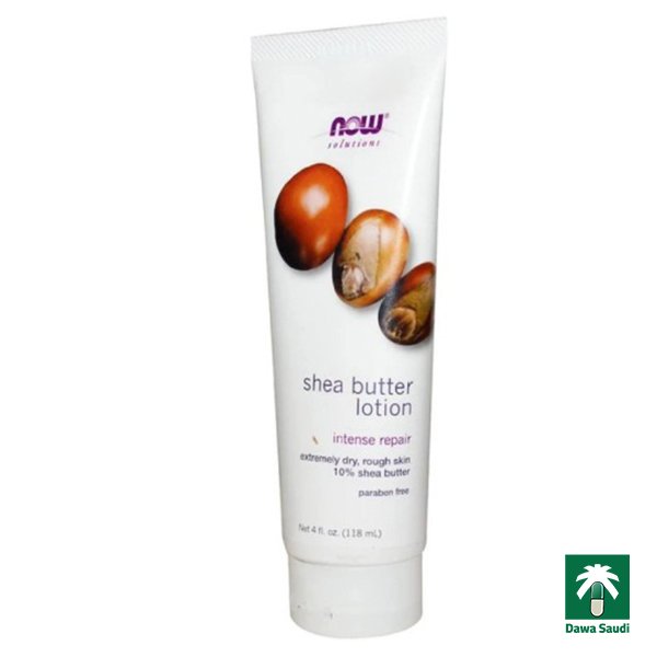 غسول زبدة الشيا ناو 188 ملل Now Foods, Solutions, Shea Butter Lotion, 4 fl oz (188ml)