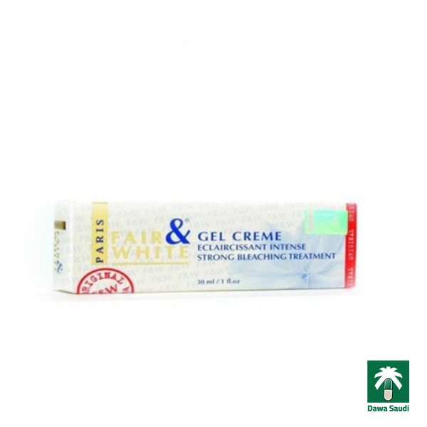 كريم جل فير أند وايت المبيض Fair And White Anti-Taches Brightening Cream Gel