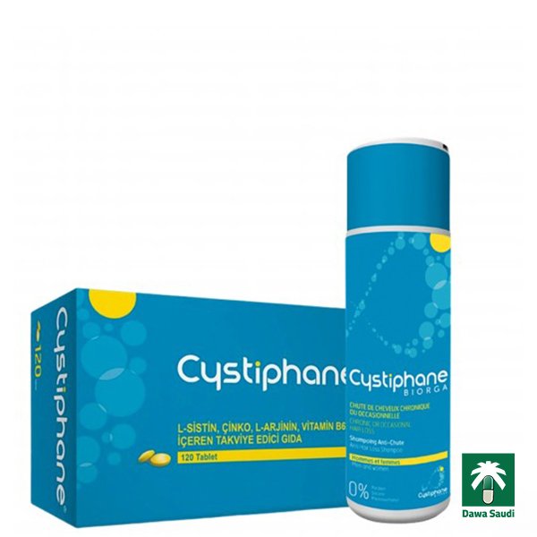 لعلاج تساقط الشعر أقراص + شامبو Cystiphane Hairloss