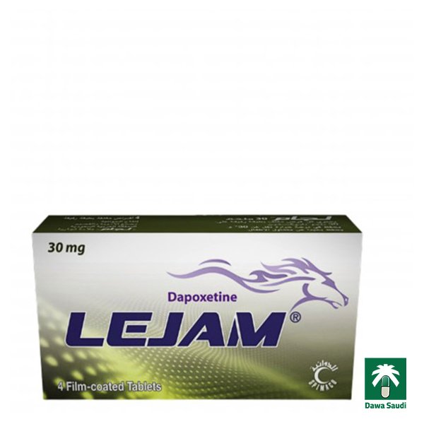 لجام 30جم أقراص لتأخير القذف عند الرجال Lejam 30 mg Tablet 4pcs