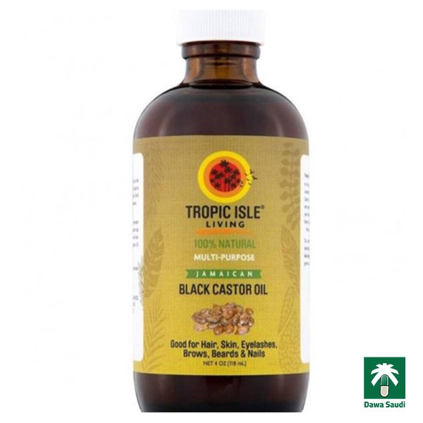 زيت الخروع الجاميكي الأسود 118 ملل Tropic Isle Living Jamaican, 118 ml