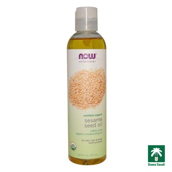 زيت السمسم الخام 237 ملل NOW Solutions Sesame Seed Oil, 237 ml