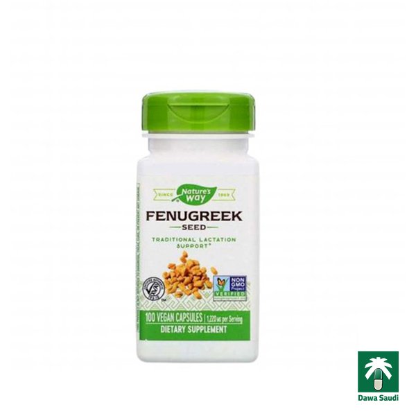 كبسولات الحلبة الطبيعية Nature's Way, Fenugreek Seed, 610 mg, 320 Vegan Capsules