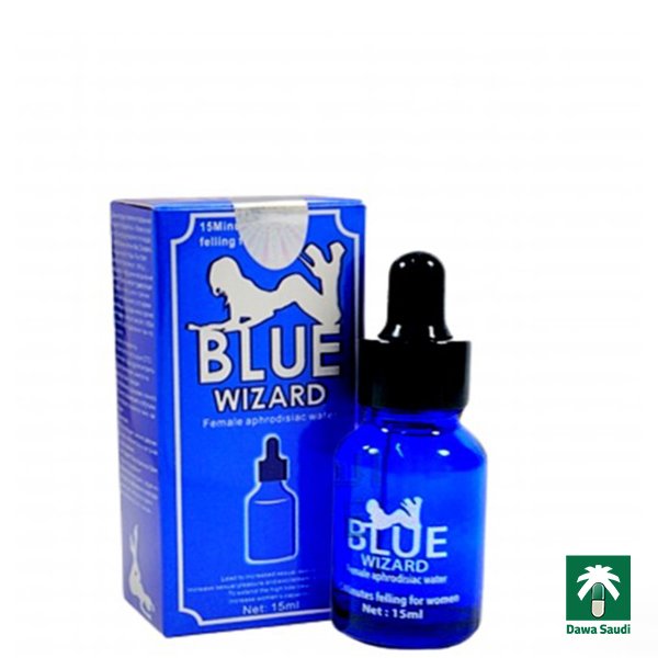 قطرة بلو ويزارد للإثارة Blue wizard female Aphrodisiac water 15ml