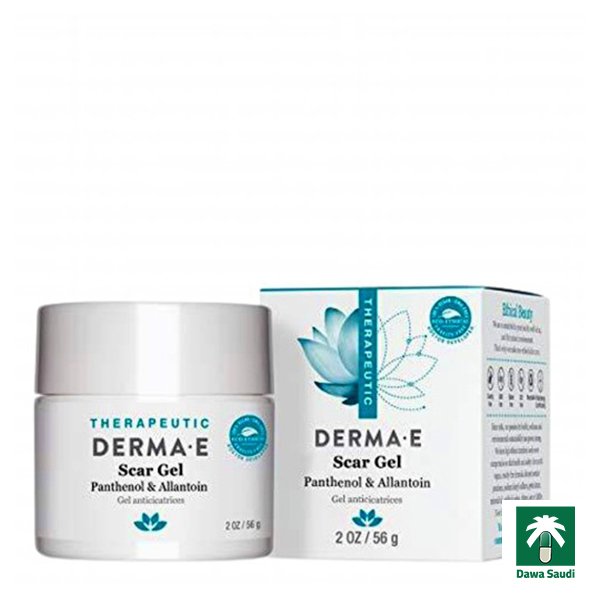 جل الندبات ديرما إي DERMA E Scar Gel, Helps Scarred Skin Heal, 2 Oz