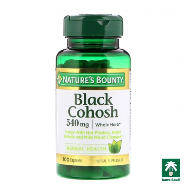 الكوهوش الأسود540 مجم 100 كبسول Black Cohosh 540mg