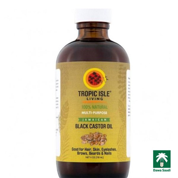 زيت الخروع الجاميكي الأسود 118 ملل Tropic Isle Living Jamaican, 118 ml