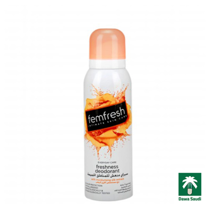 فيم فريش بخاخ منعش للمناطق الحساسة 125ml Freshness Deodorant With Moisturising Silk Extract